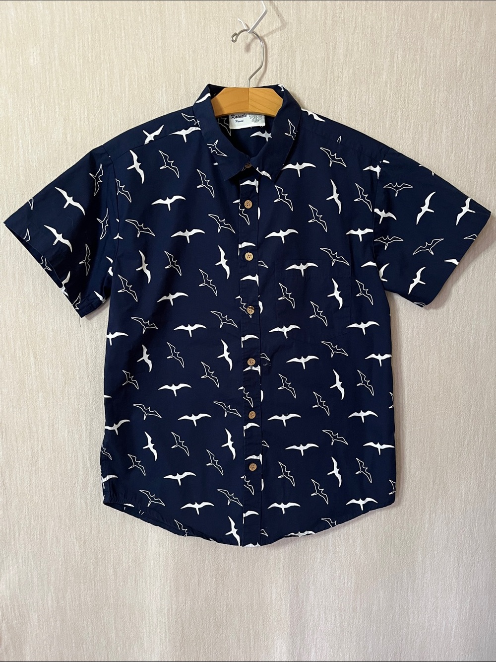 Button Down Aloha Shirt Boys